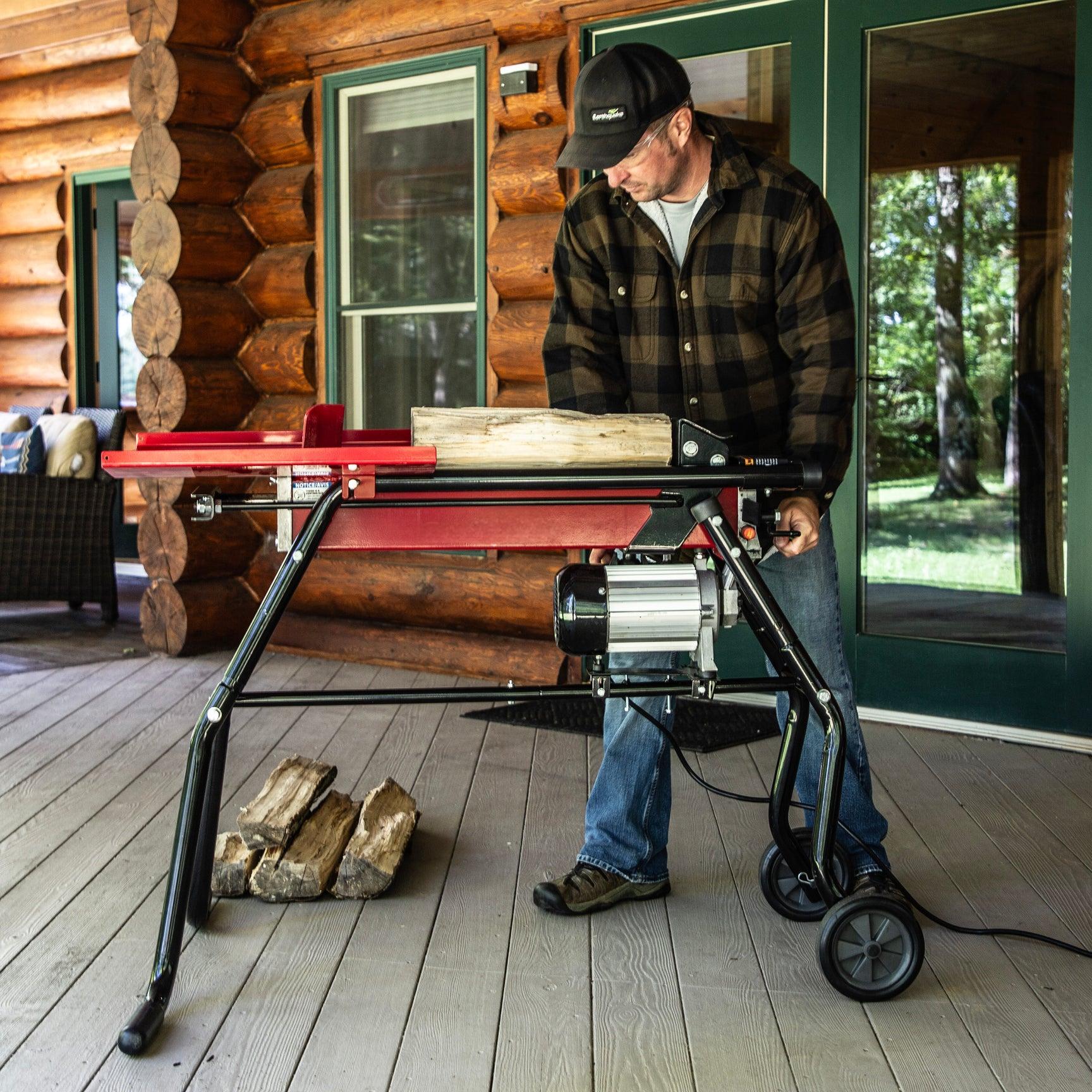 Falvoryn 5-Ton Electric Log Splitter w/ Stand