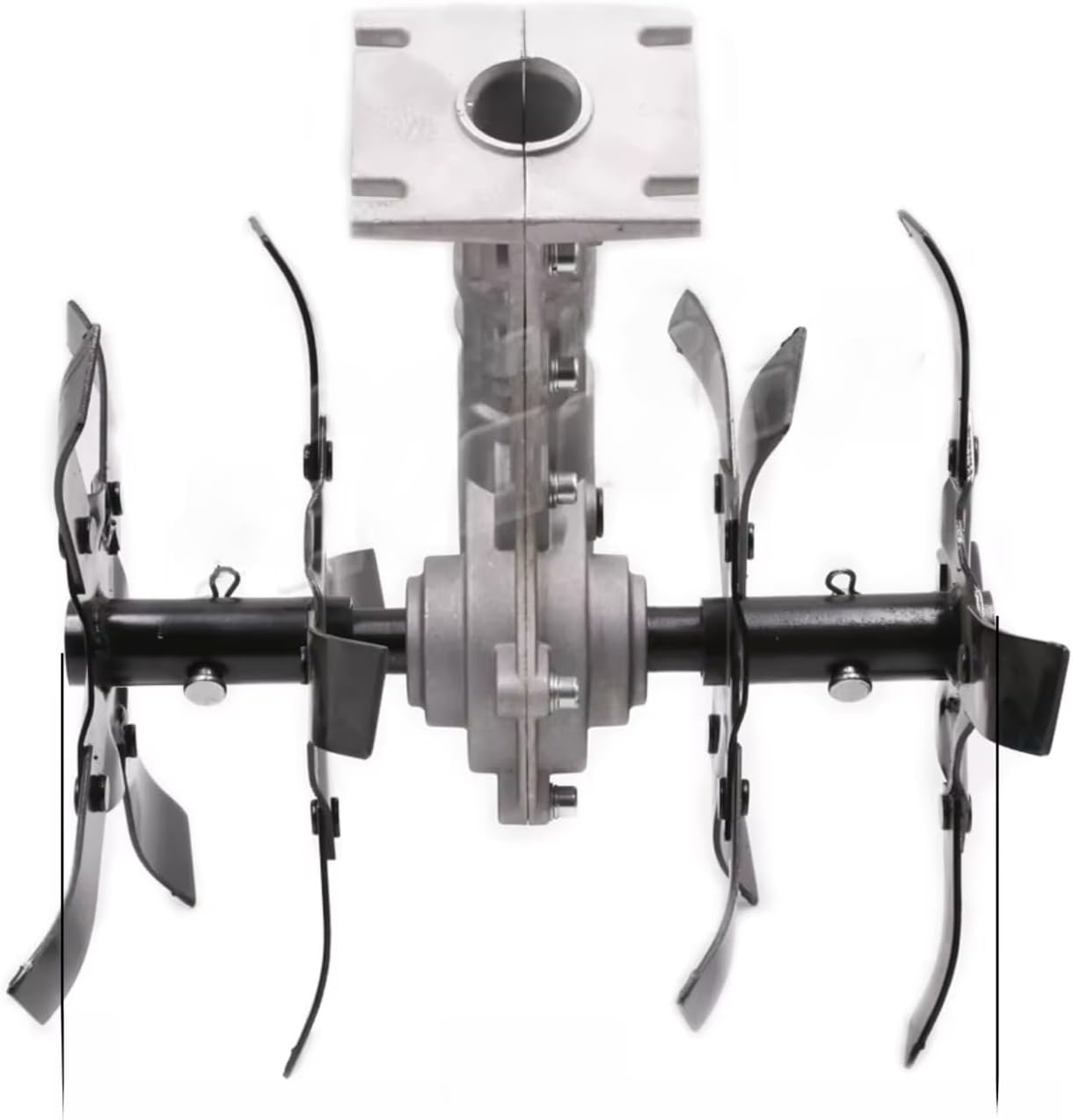 Falvoryn 4-Blade Steel Tiller Attachment