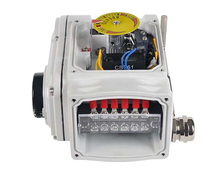 Falvoryn 24V DC 4-20mA Electric Rotary Actuator, Opening/Closing Type, Quarter Turn Electric Valve Actuator