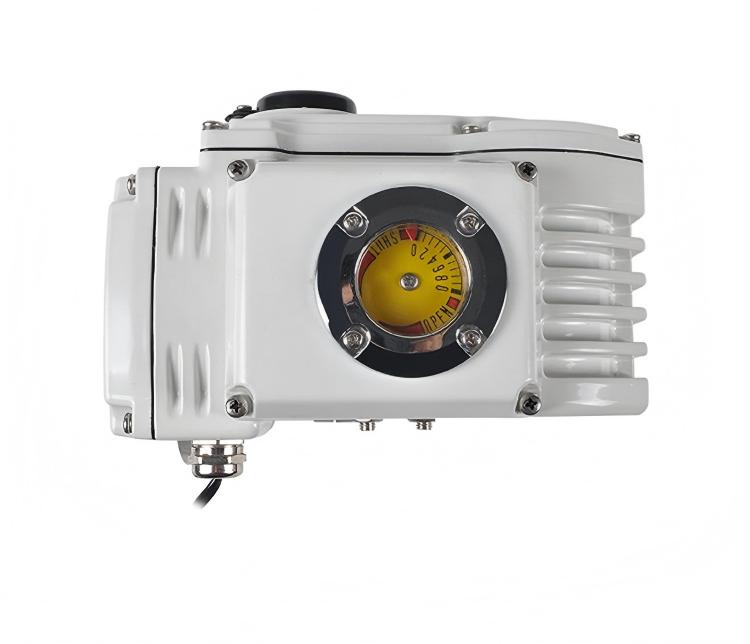 Falvoryn 24V DC 4-20mA Electric Rotary Actuator, Opening/Closing Type, Quarter Turn Electric Valve Actuator