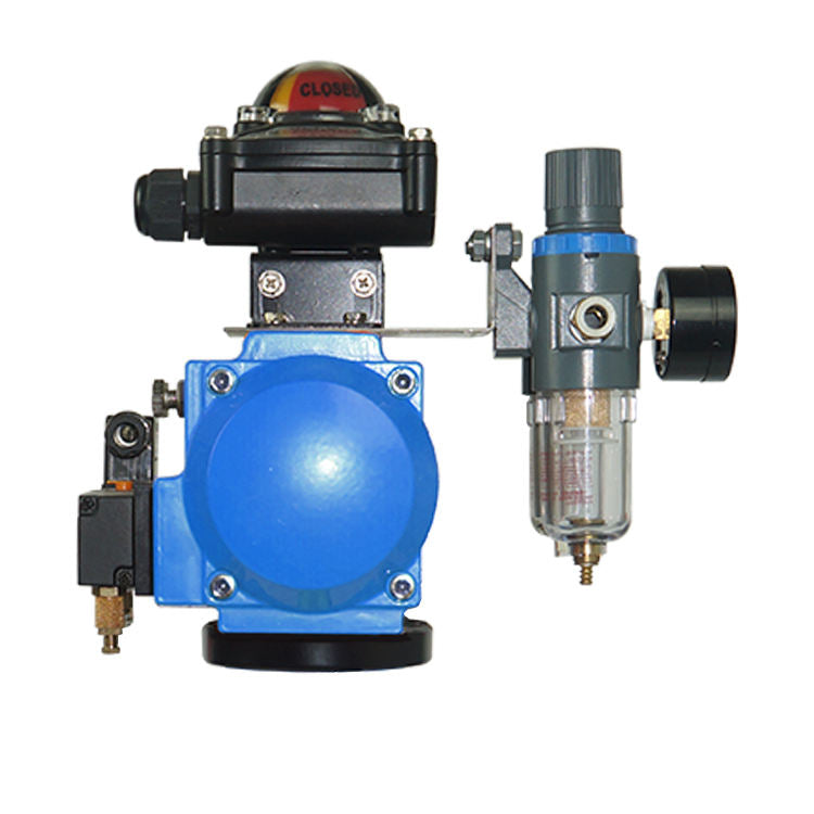 Falvoryn 90° Pneumatic Actuator for Ball & Butterfly Valves — Spring-Return & Double-Acting