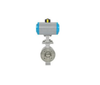 Falvoryn 1" DN25 V-Port 2-Way Pneumatic Ball Valve — Single-Acting, SS304/SS316